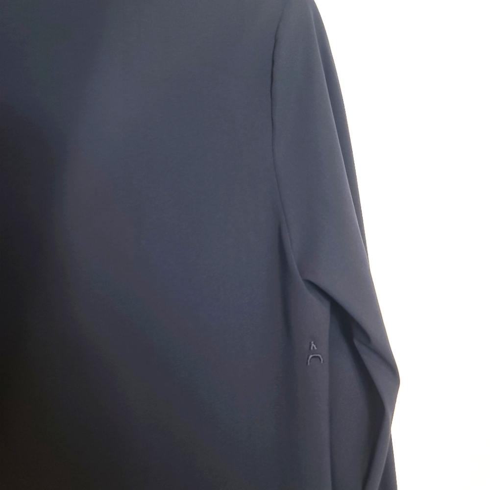 ADAY Something Tailored Shirt Top In Navy Blue - Picture 7 of 11